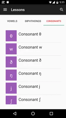 English Phonetic Pronunciation android App screenshot 3